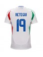 Billige Italia Mateo Retegui #19 Bortedrakt EM 2024 Kortermet